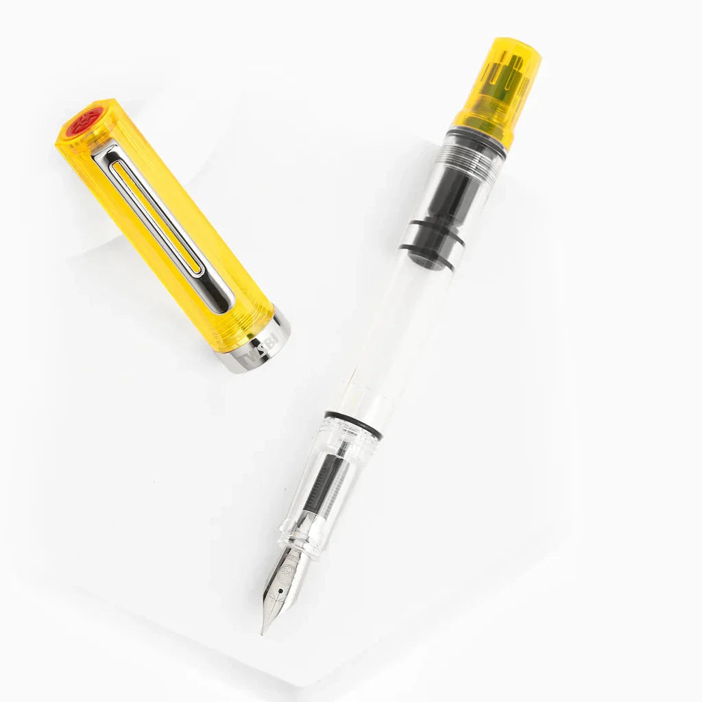 Twsbi Eco Fountain Pen - Limited Edition Transparent Yellow Writing & Coloring Twsbi 