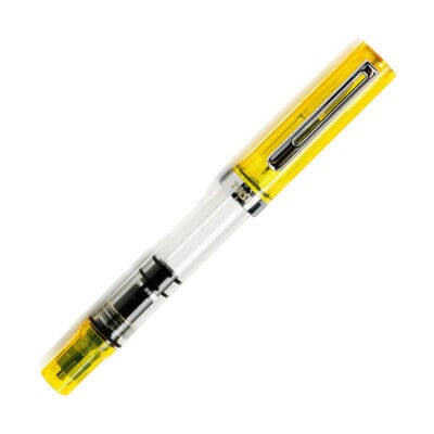 Twsbi Eco Fountain Pen - Limited Edition Transparent Yellow Writing & Coloring Twsbi Fine 