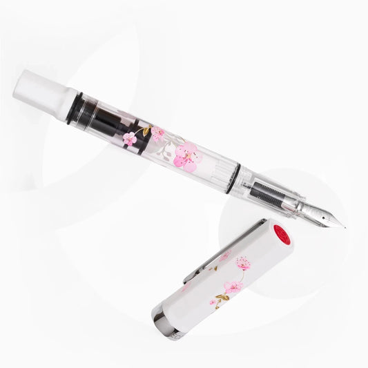 Twsbi Eco Fountain Pen Limited Edition - Cherry Blossom Writing & Coloring Twsbi Extra Fine 