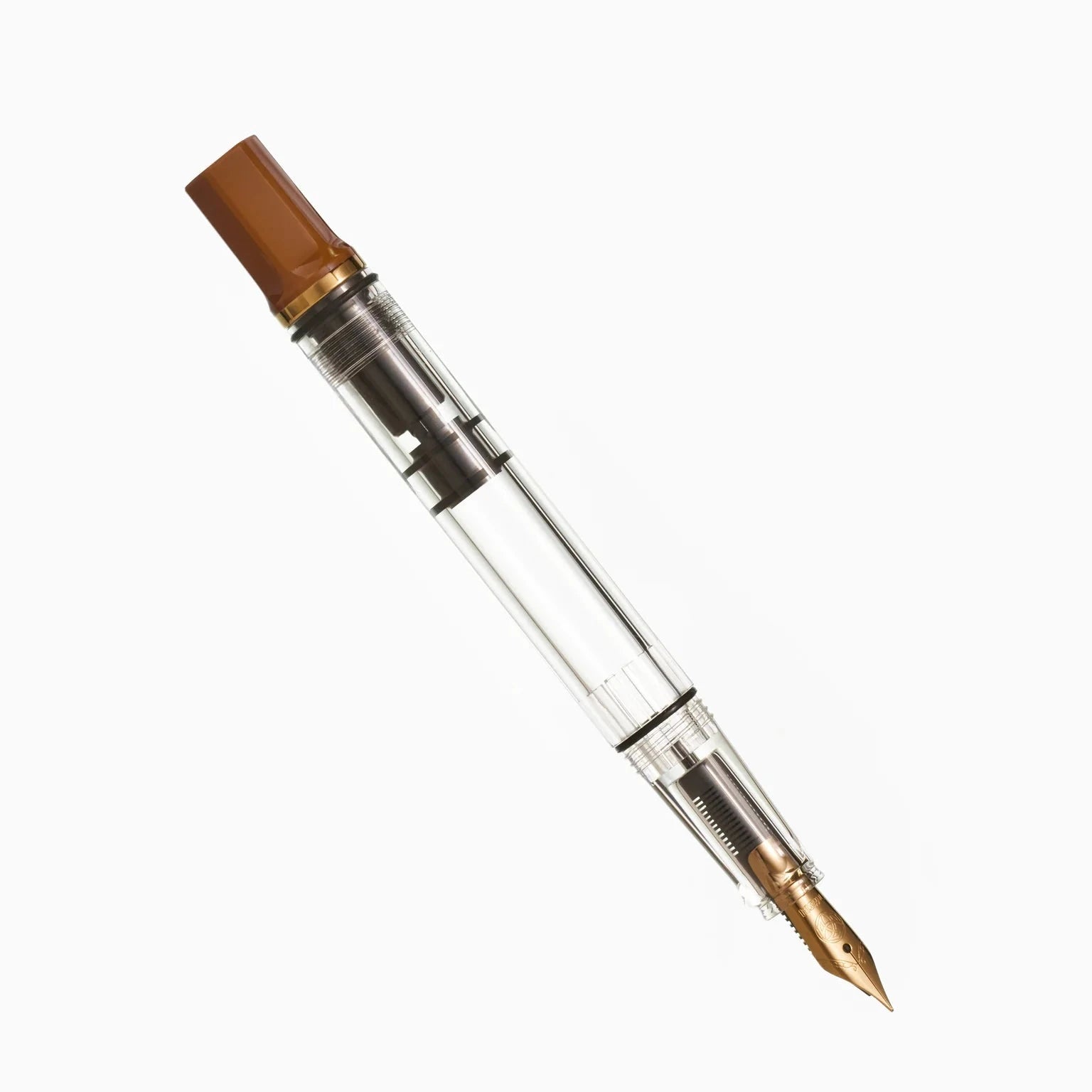 Twsbi Eco Fountain Pen - Limited Edition Espresso with Bronze Writing & Coloring Twsbi Broad 