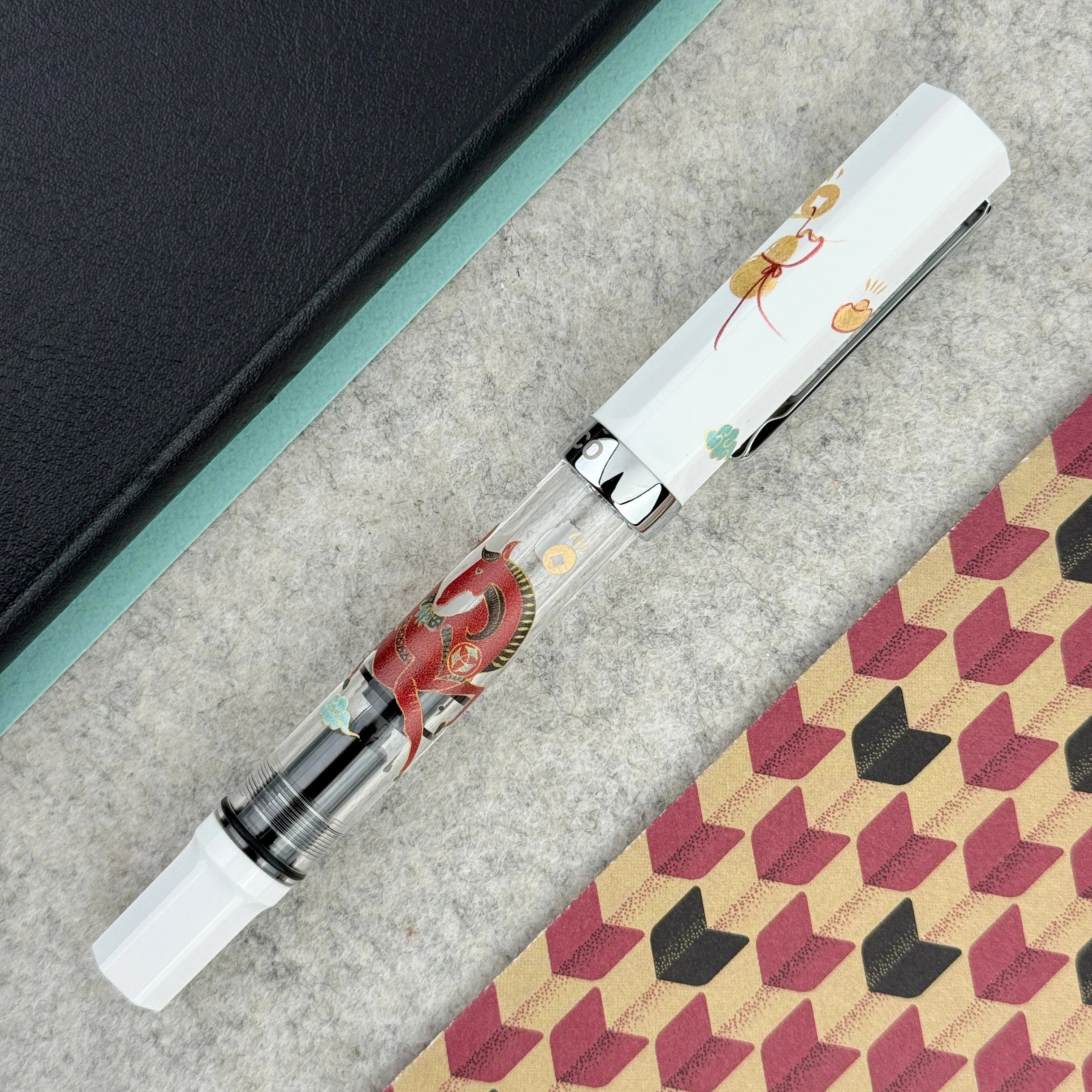 Twsbi Eco Fountain Pen Limited Edition - Horse Year Writing & Coloring Twsbi 