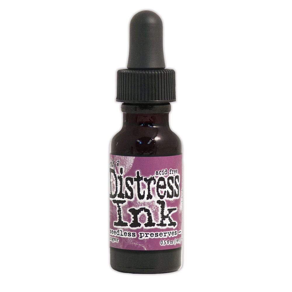 Tim Holtz Distress® Ink Pad Re-Inker Seedless Preserves, 0.5oz Ink Distress 