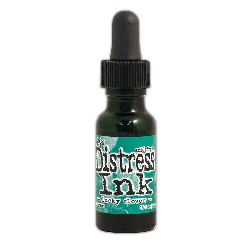 Tim Holtz Distress® Ink Pad Re-Inker Lucky Clover, 0.5oz Ink Distress 