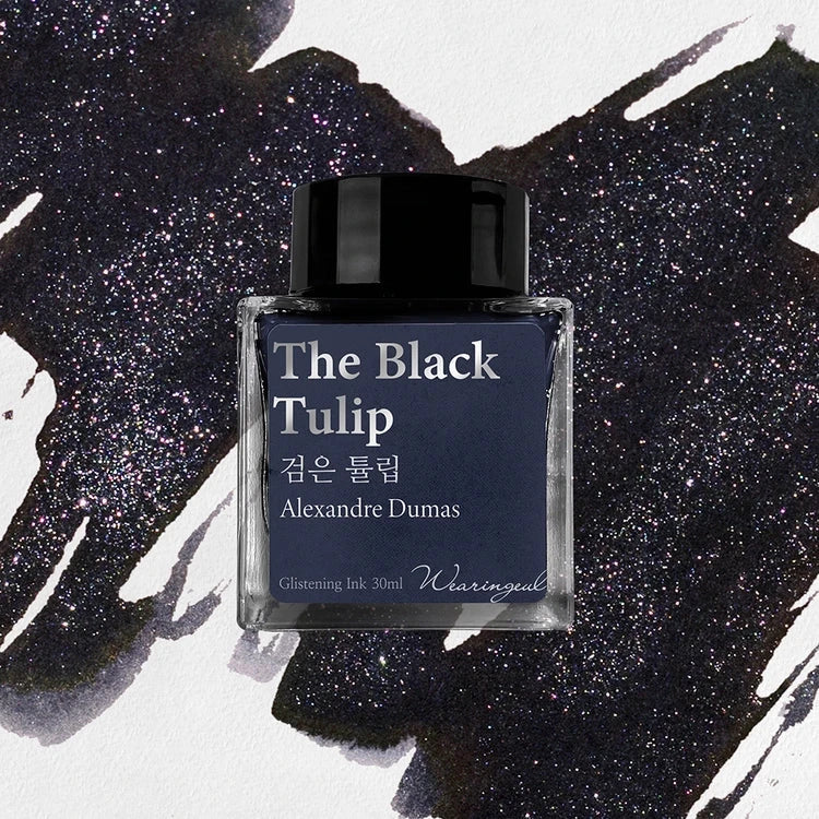 Wearingeul Ink - The Black Tulip 30ml Bottled Ink