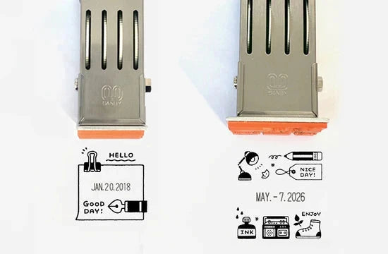 Sanby Eric Small Things Date Stamp - Nice Day Medium Stamps Sanby 