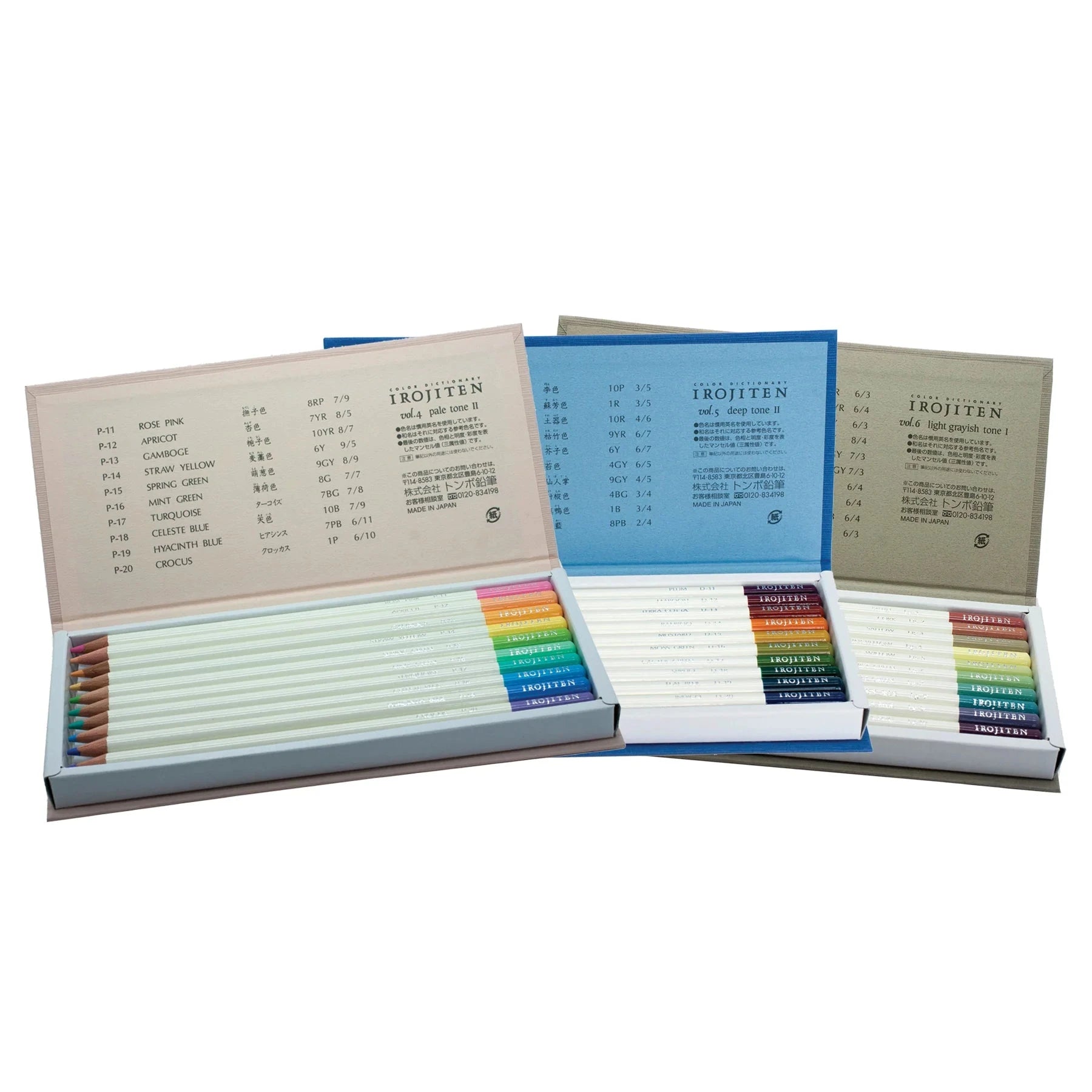 Tombow Irojiten Color Dictionary - 30 Color Set Writing & Coloring Tombow 
