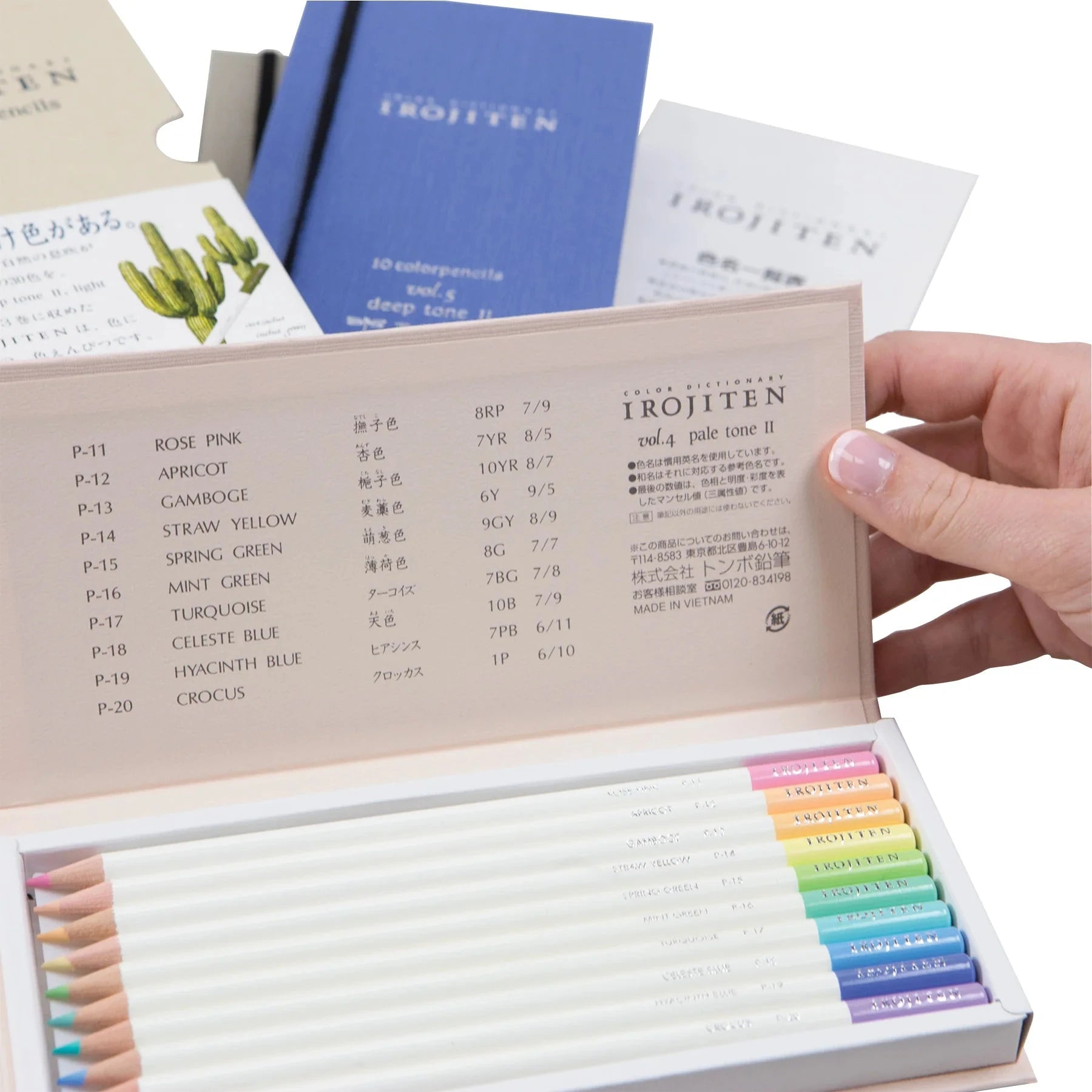 Tombow Irojiten Color Dictionary - 30 Color Set Writing & Coloring Tombow 