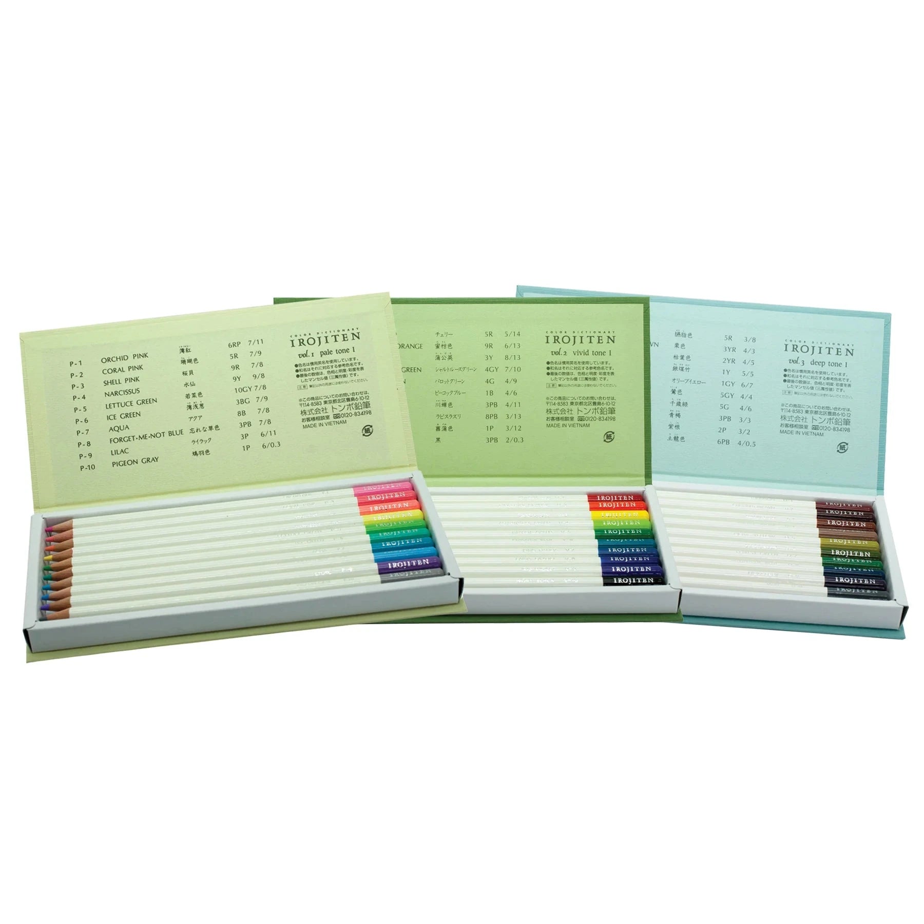 Tombow Irojiten Color Dictionary - 30 Color Set Writing & Coloring Tombow 