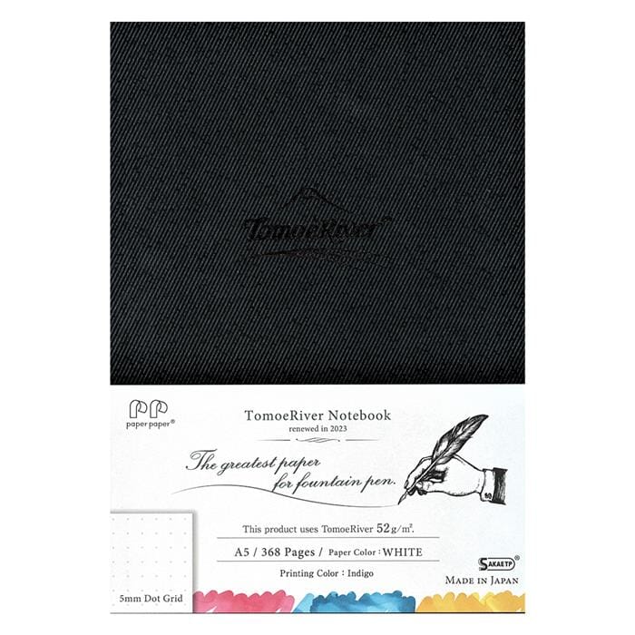 TomoeRiver Notebook Hardcover 5mm Dot Grid A5 Surfaces Sakae 