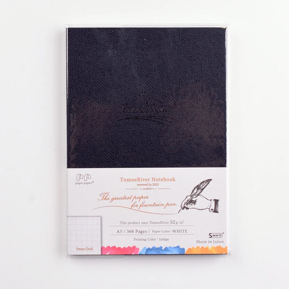 TomoeRiver Notebook Hardcover 5mm Grid A5 Surfaces Sakae 