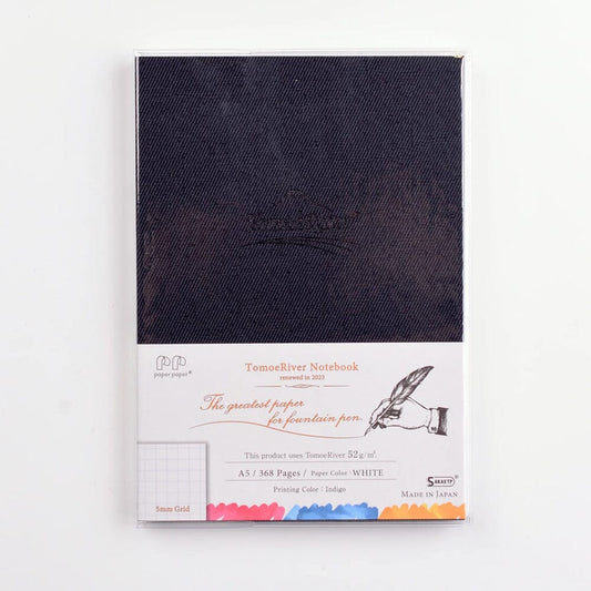 TomoeRiver Notebook Hardcover 5mm Grid A5 Surfaces Sakae 