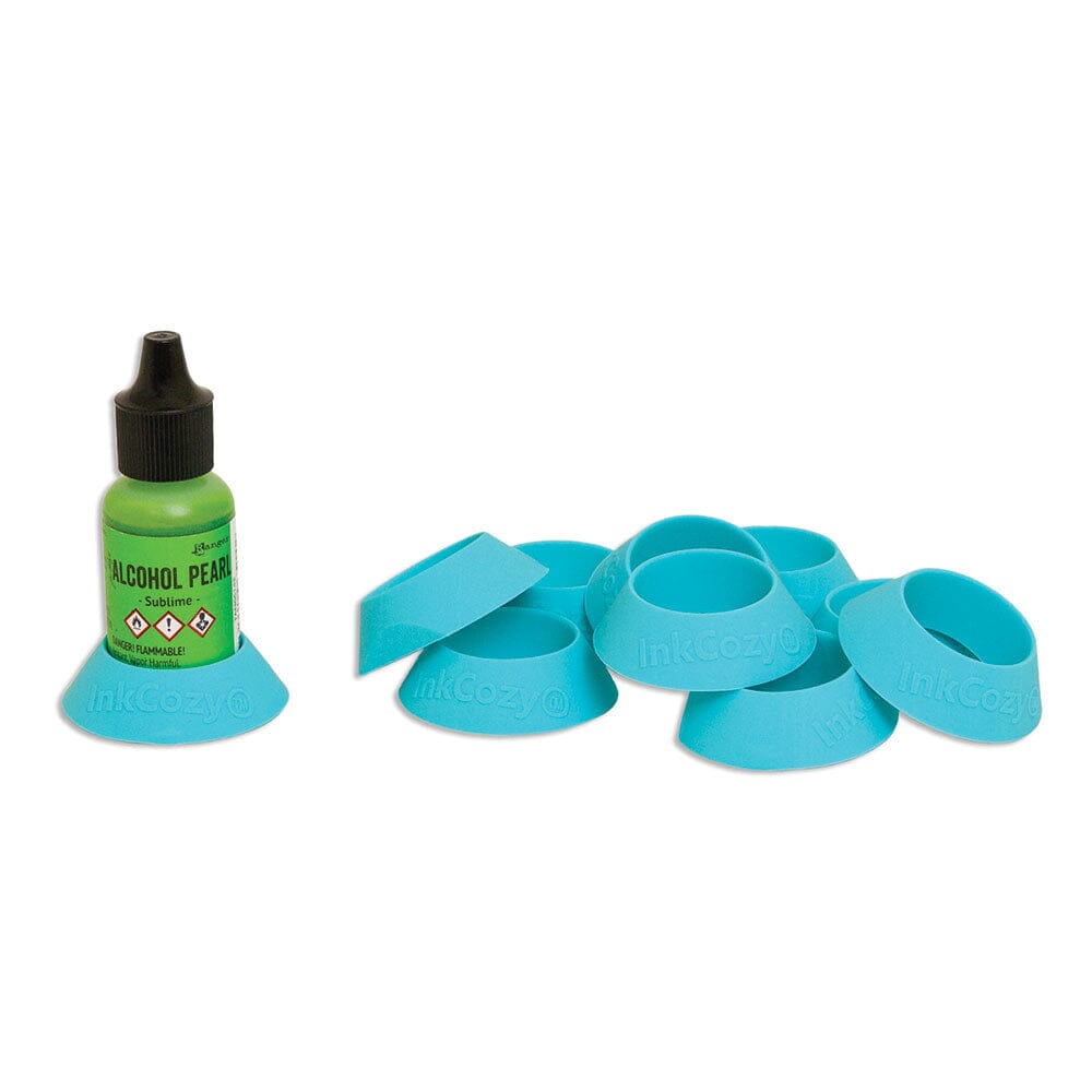 Ranger Ink Bottle Cozies Turquoise - 10PK Tools & Accessories Ranger Ink 