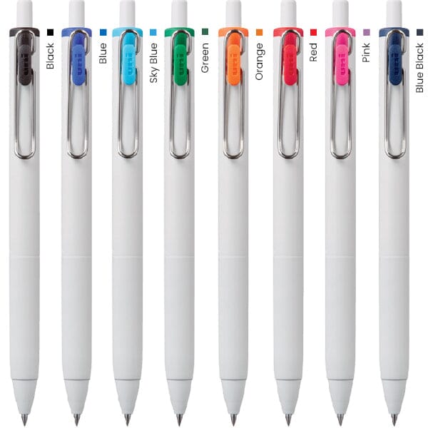 Uni-Ball One Gel Ink 0.38mm Ballpoint Tip, 8pk Writing & Coloring UniBall 