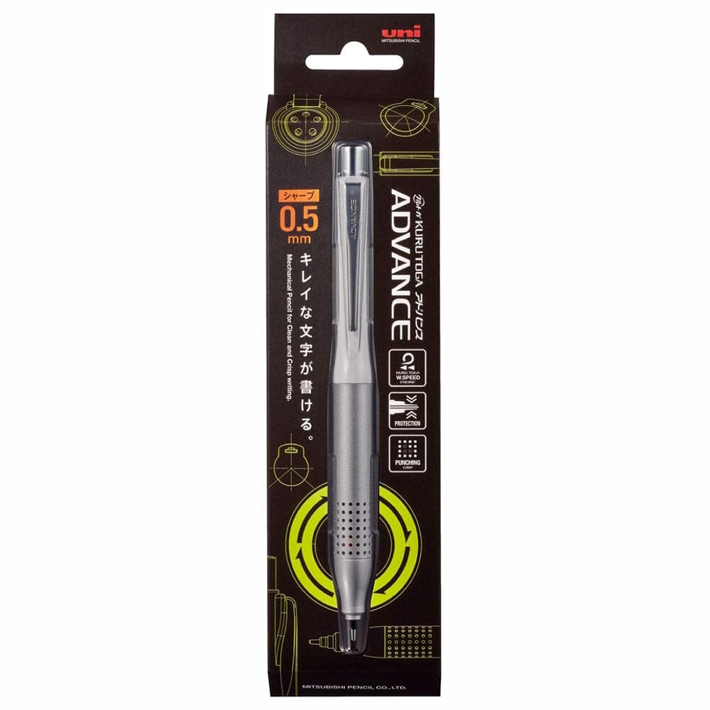Uni-ball Kuru Toga Advance Mechanical Pencil 0.5mm White Writing & Coloring UniBall 