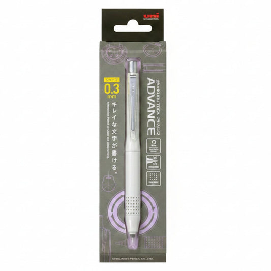 Uni-ball Kuru Toga Advance Upgrade Mechanical Pencil 0.3mm Ivory Writing & Coloring UniBall 