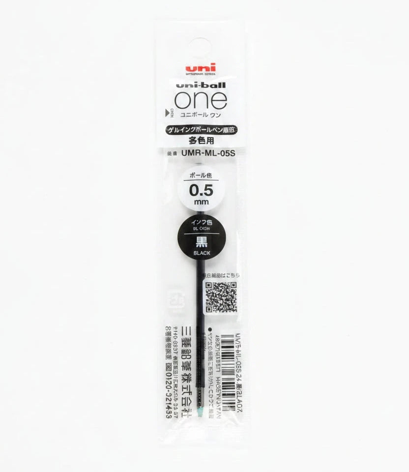 Uni-ball One 3 Refill 0.5mm Writing & Coloring UniBall Black 