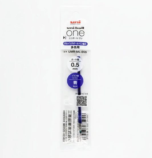 Uni-ball One 3 Refill 0.5mm Writing & Coloring UniBall Blue 