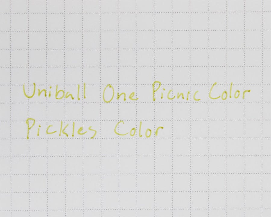 Uni-ball One Pen 0.38mm Pickles Ink Color Writing & Coloring UniBall 