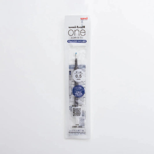 Uni-ball One UMR Gel Pen 0.5mm Refill Writing & Coloring UniBall Blue/Black 