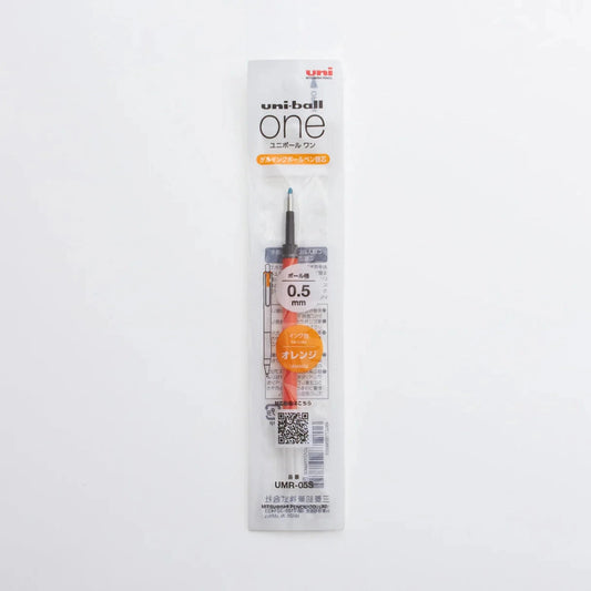 Uni-ball One UMR Gel Pen 0.5mm Refill Writing & Coloring UniBall Orange 