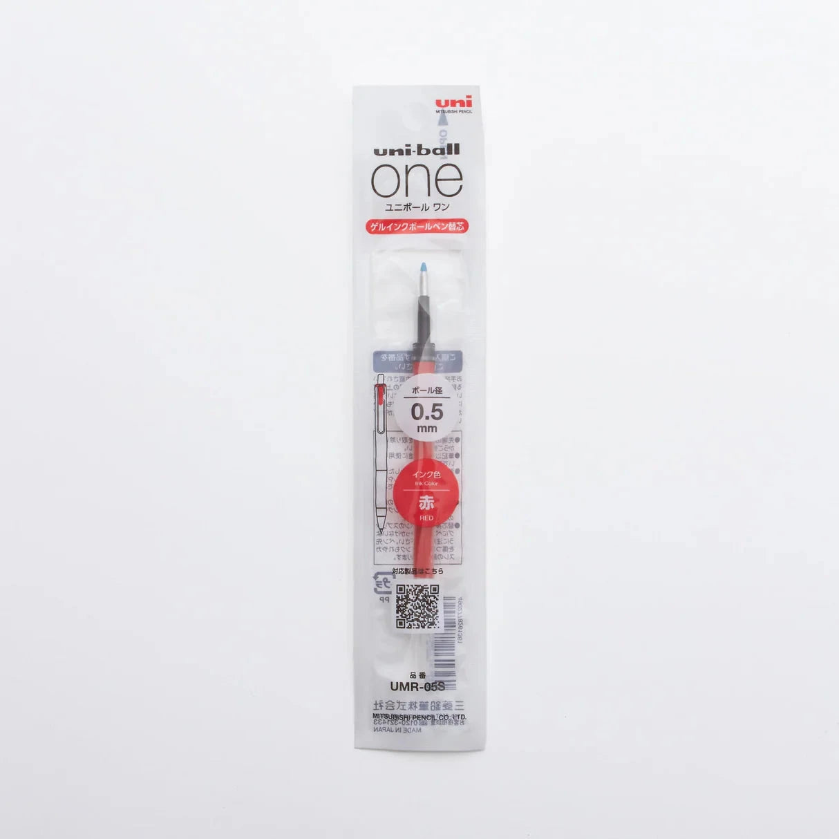 Uni-ball One UMR Gel Pen 0.5mm Refill Writing & Coloring UniBall Red 