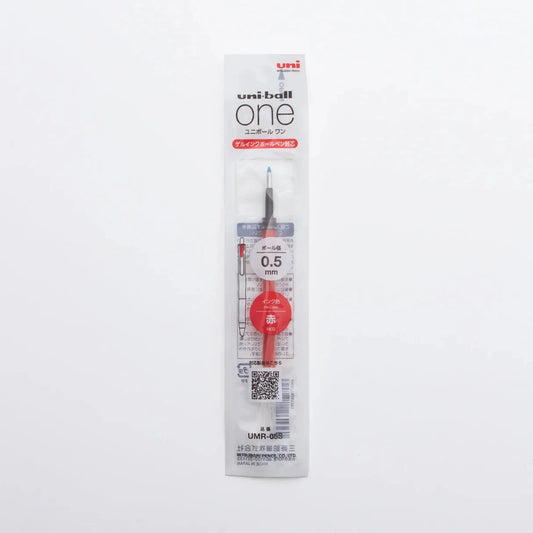 Uni-ball One UMR Gel Pen 0.5mm Refill Writing & Coloring UniBall Red 