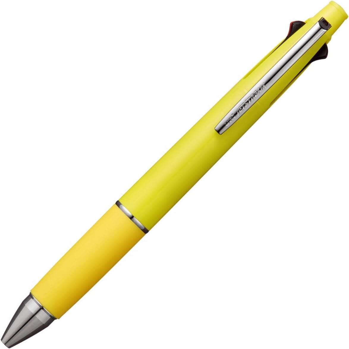 Uni-ball JetStream 4&1 Ballpoint Pen 0.5mm Lemon Yellow Writing & Coloring UniBall 