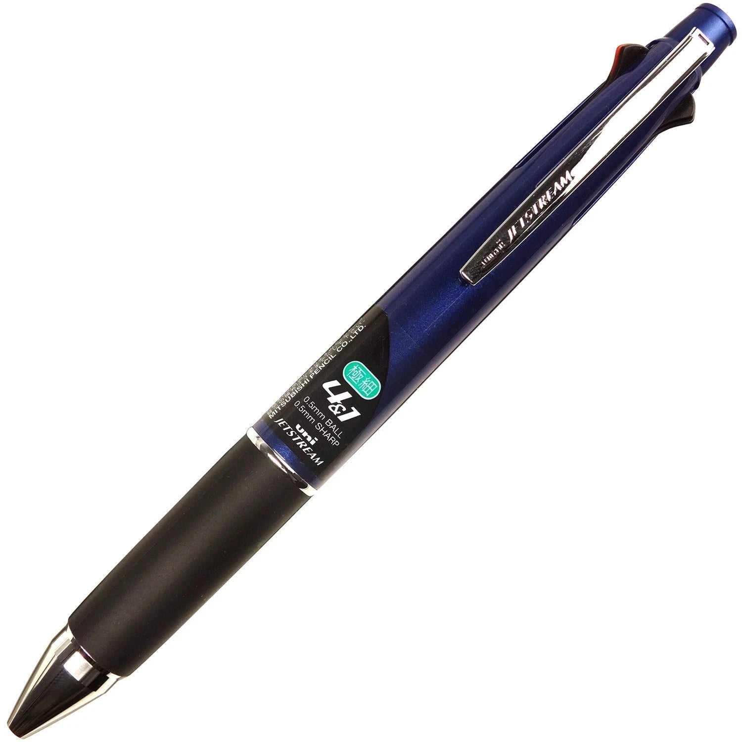 Uni-ball JetStream 4&1 Ballpoint Pen 0.5mm Navy Writing & Coloring UniBall 