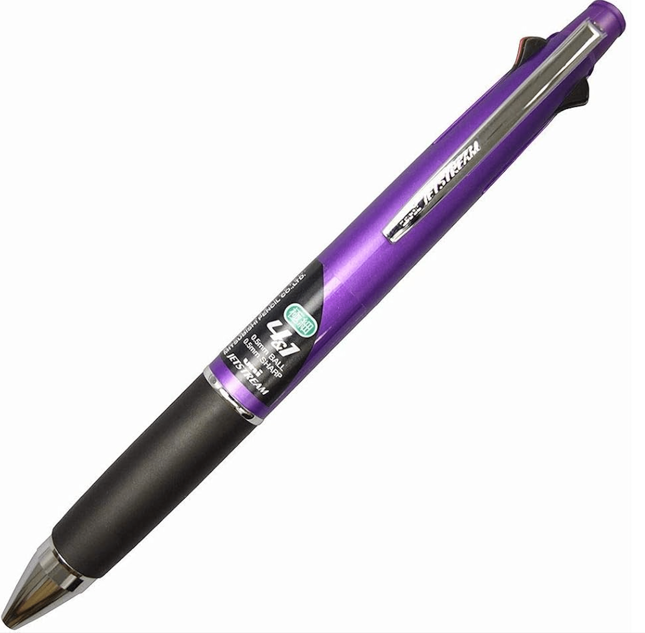 Uni-ball JetStream 4&1 Ballpoint Pen 0.5mm Purple Writing & Coloring UniBall 