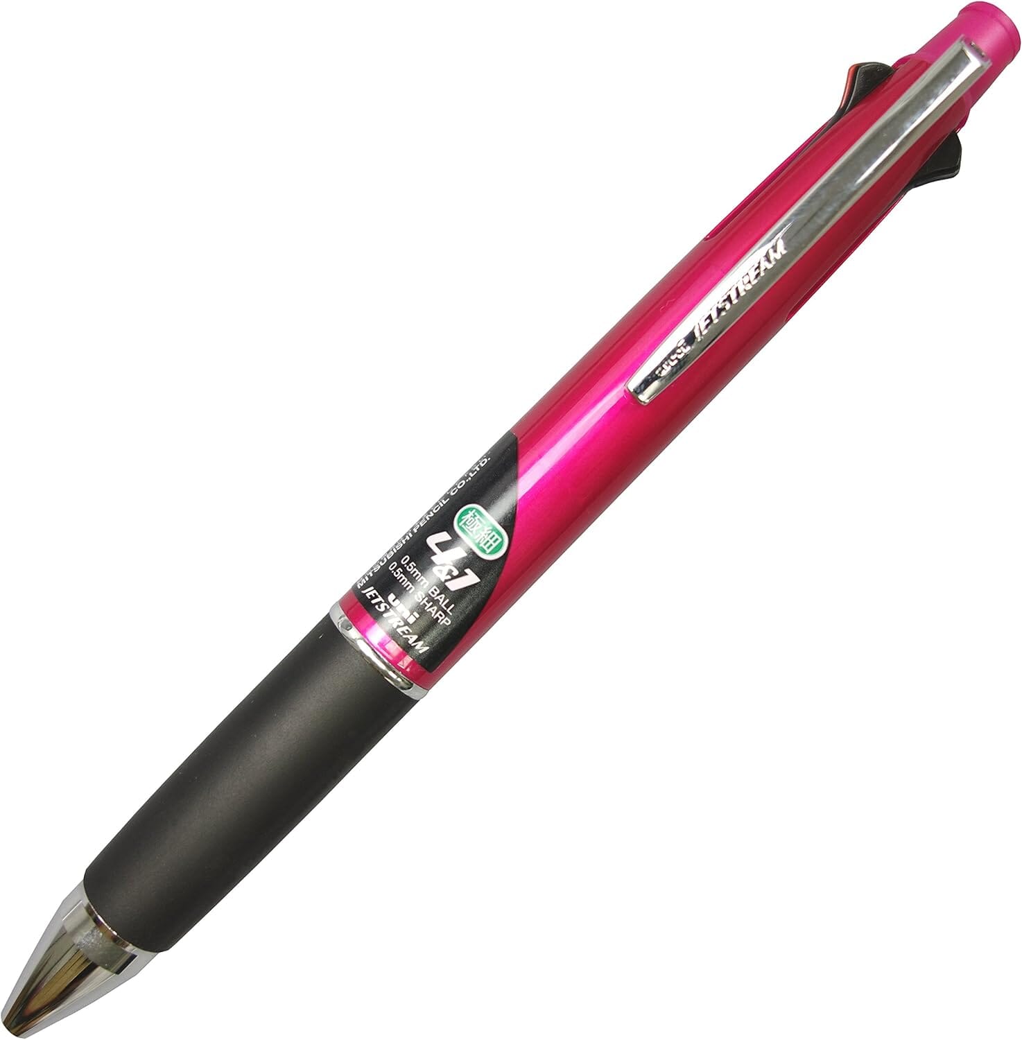 Uni-ball JetStream 4&1 Ballpoint Pen 0.5mm Pink Writing & Coloring UniBall 