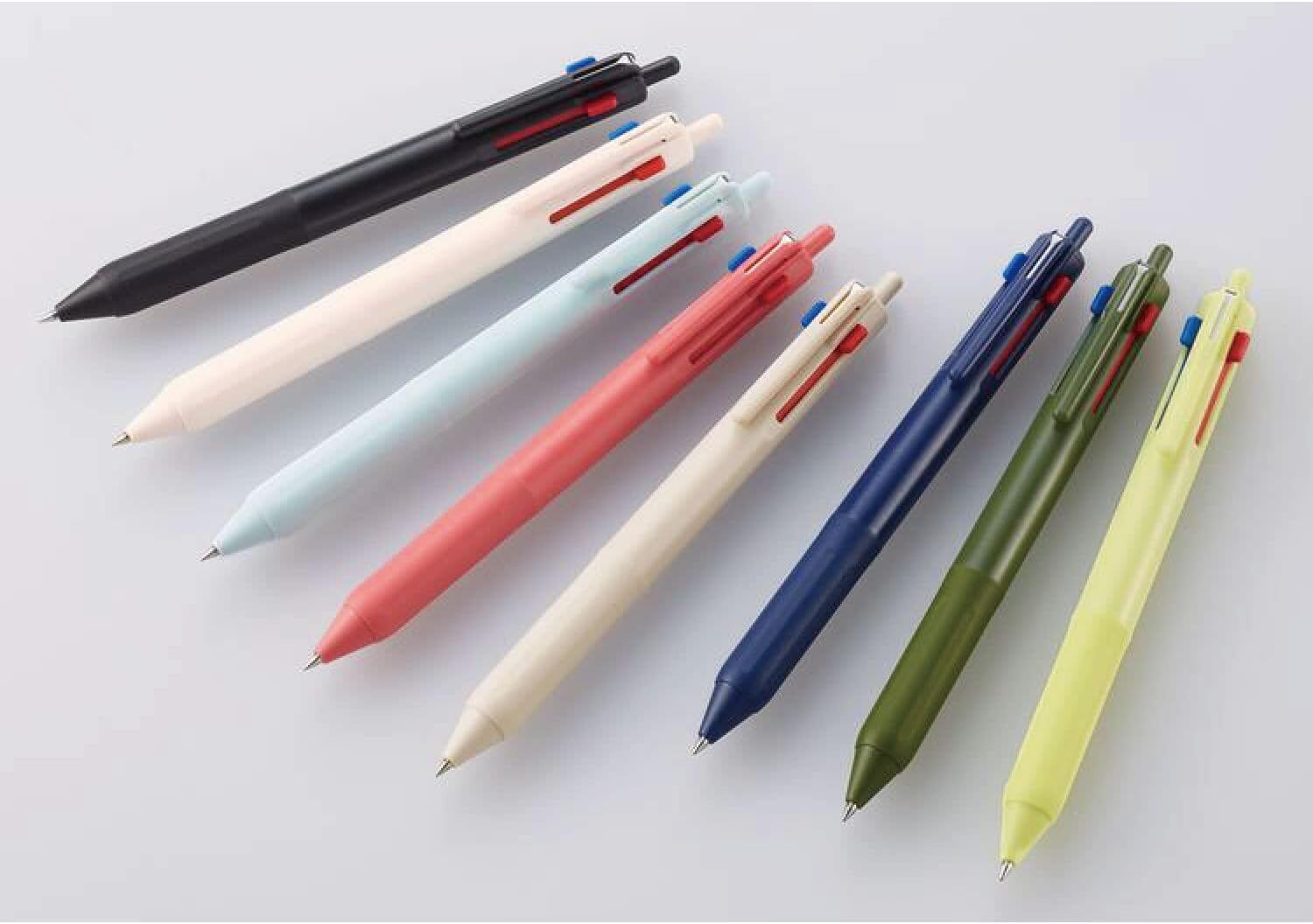 Uni-ball One Pen 0.5mm 3 Color Ballpoint Pen - Ice Blue Writing & Coloring UniBall 
