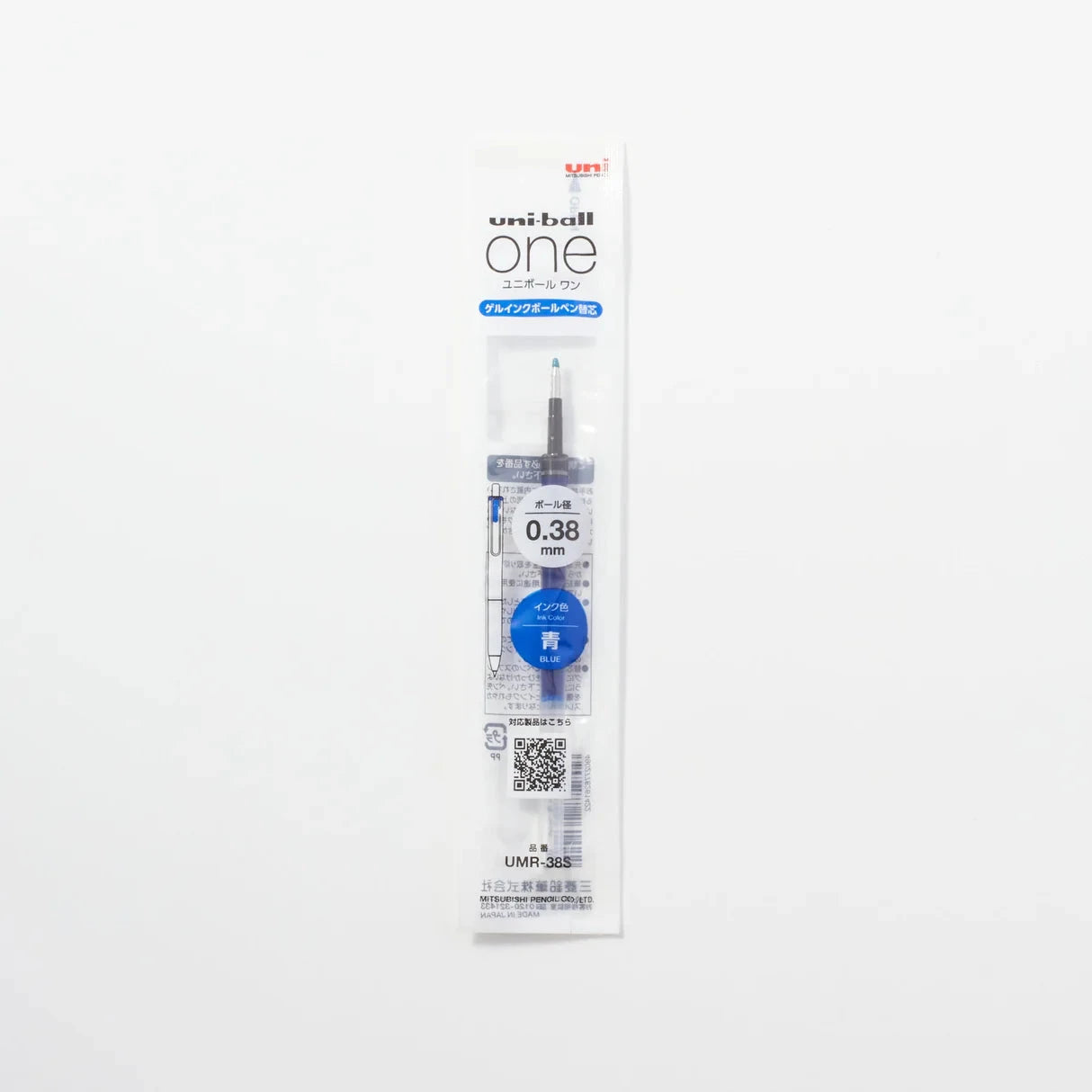 Uni-ball One UMR Gel Pen 0.38mm Refill Writing & Coloring UniBall Blue 
