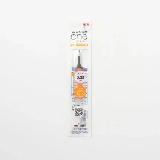Uni-ball One UMR Gel Pen 0.38mm Refill Writing & Coloring UniBall Orange 