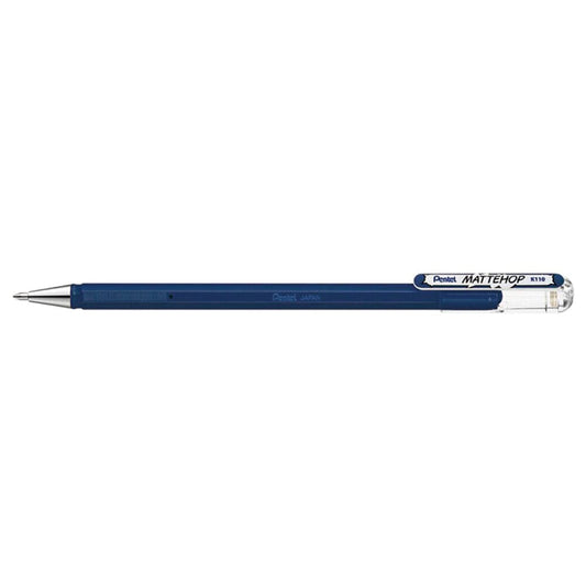 Pentel Mattehop Del Ink Rollerball 1.0mm Tip, Navy Blue Writing & Coloring Pentel 