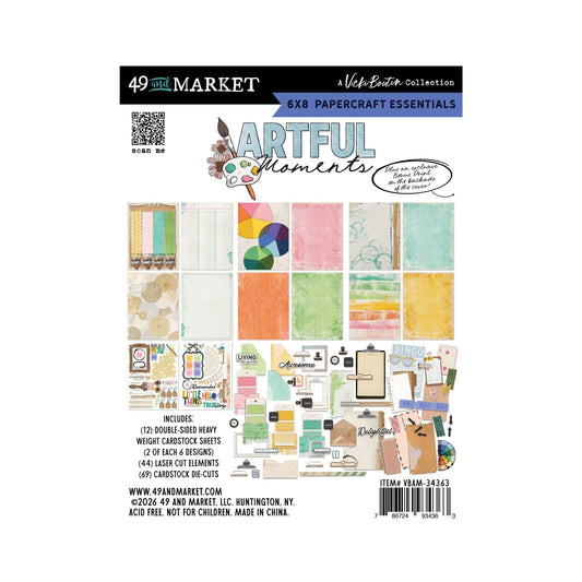 49 and Market Artful Moments - 6 x 8 Papercraft Essentials Surfaces 49 and Market 
