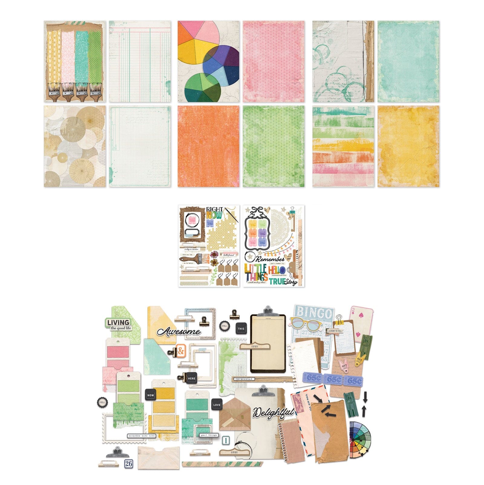 49 and Market Artful Moments - 6 x 8 Papercraft Essentials Surfaces 49 and Market 