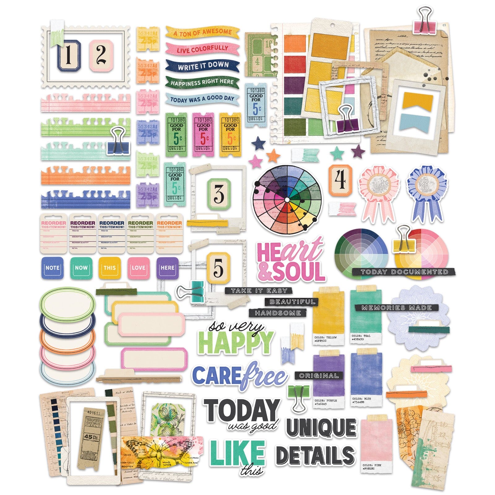 49 and Market Artful Moments - Journaling Bits Set Surfaces 49 and Market 