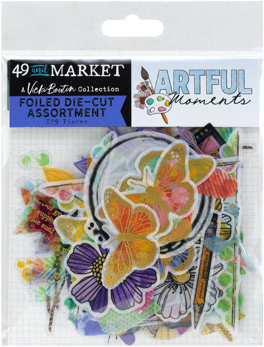 49 and Market Artful Moments - Foiled Die-Cut Assortment Surfaces 49 and Market 