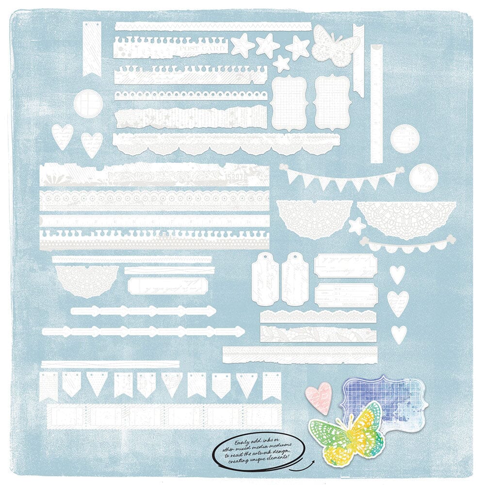 49 and Market Irresistible Die-Cut Borders Surfaces 49 and Market 