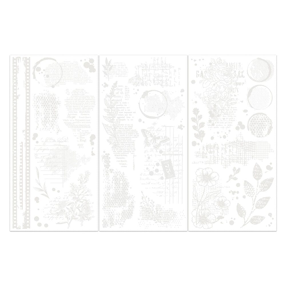 49 and Market Irresistible Artful Layers - Rub-on Transfer Set Surfaces 49 and Market 