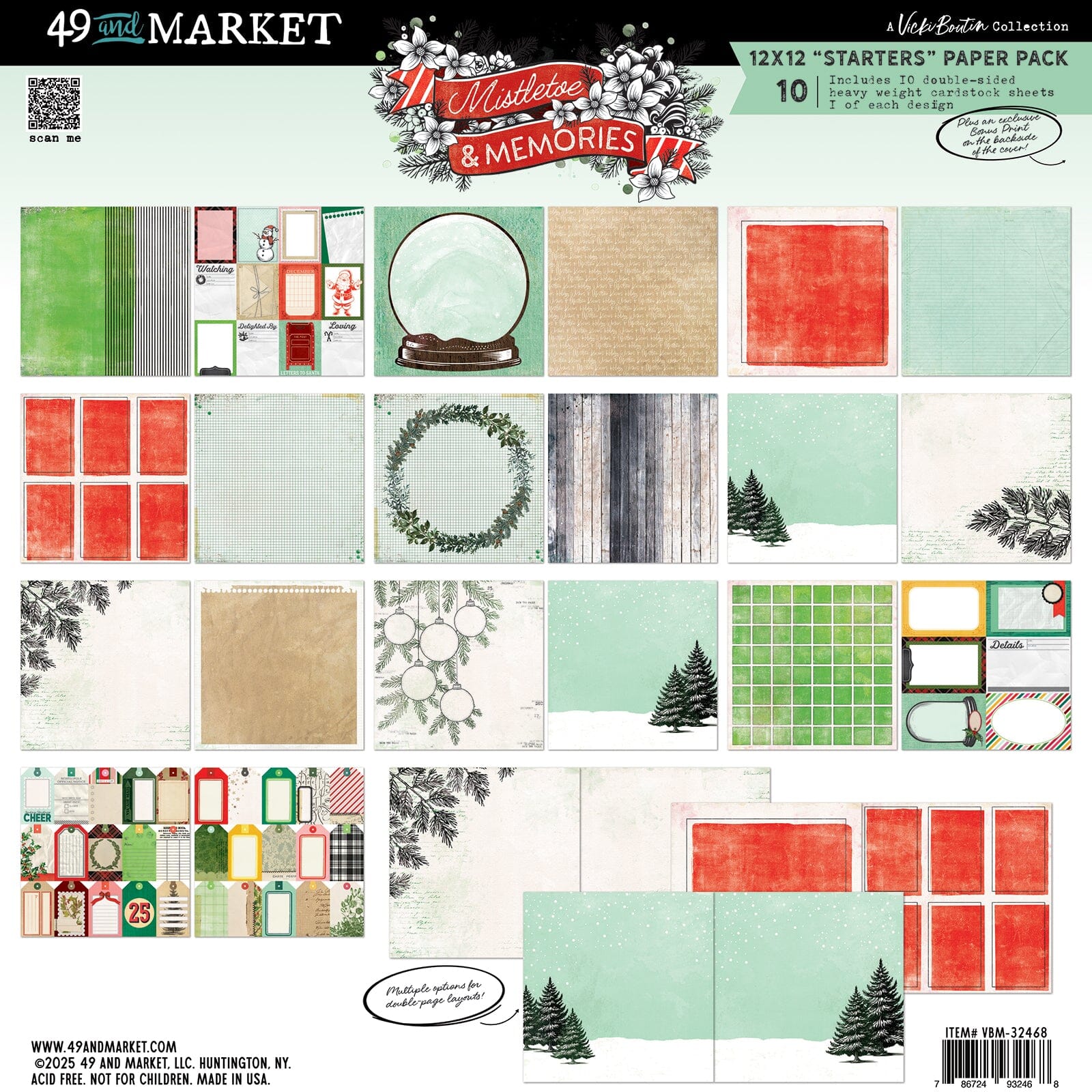 49 and Market Mistletoe Bundle 3 Bundles 49 and Market 