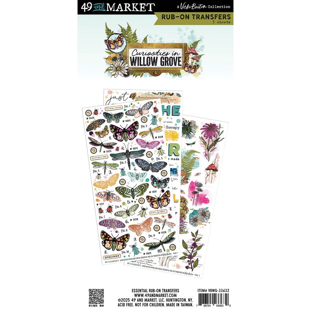 49 and Market Curiosities in Willow Grove - Essential Rub-on Transfers Surfaces 49 and Market 