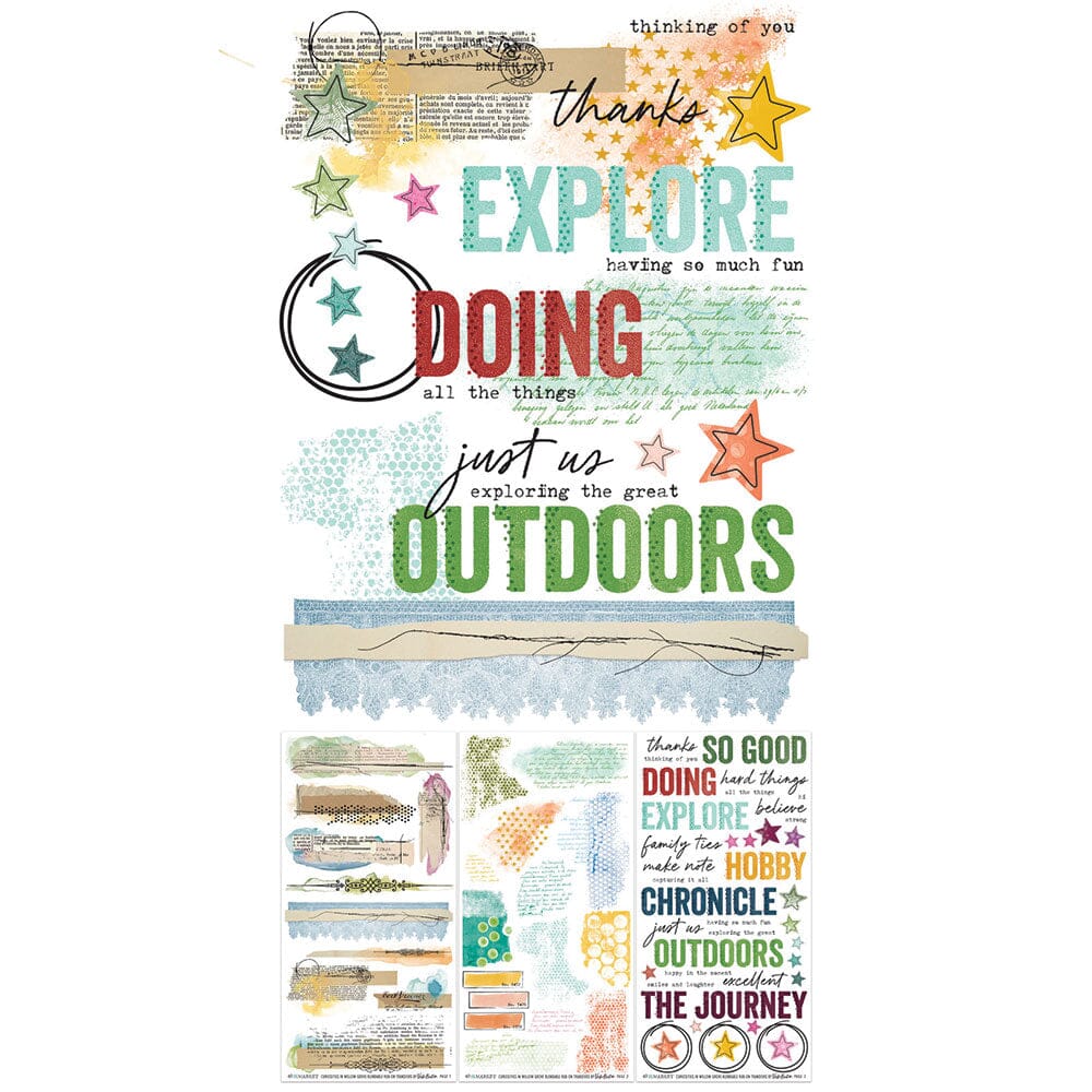 49 and Market Curiosities in Willow Grove - Blendable Rub-on Transfers Surfaces 49 and Market 