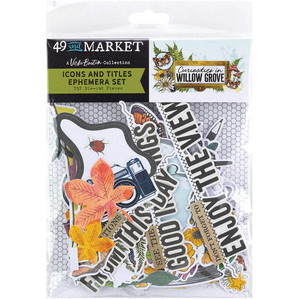 49 and Market Curiosities in Willow Grove - Icons and Titles Ephemera Set Surfaces 49 and Market 