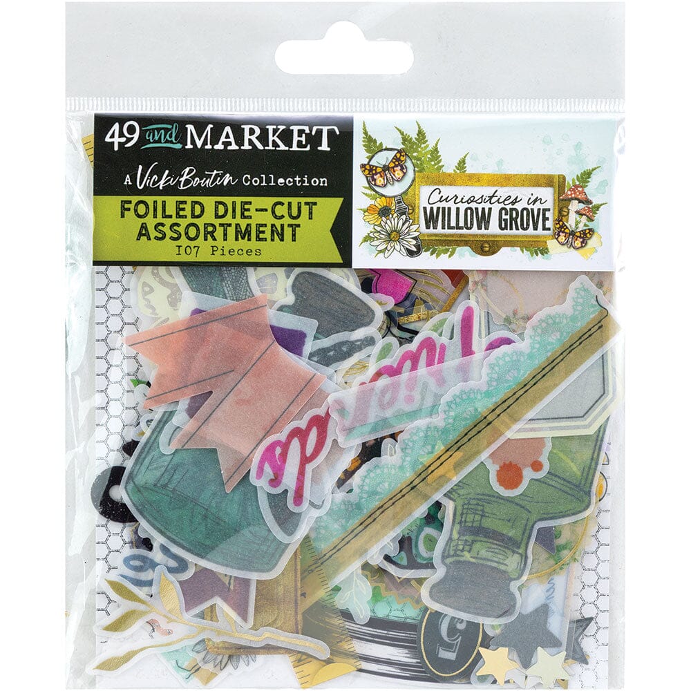 49 and Market Curiosities in Willow Grove - Foiled Die-Cut Assortment Surfaces 49 and Market 
