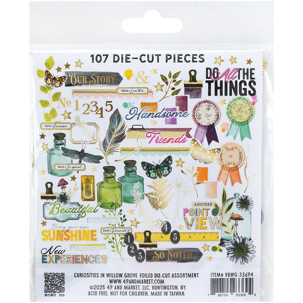 49 and Market Curiosities in Willow Grove - Foiled Die-Cut Assortment Surfaces 49 and Market 