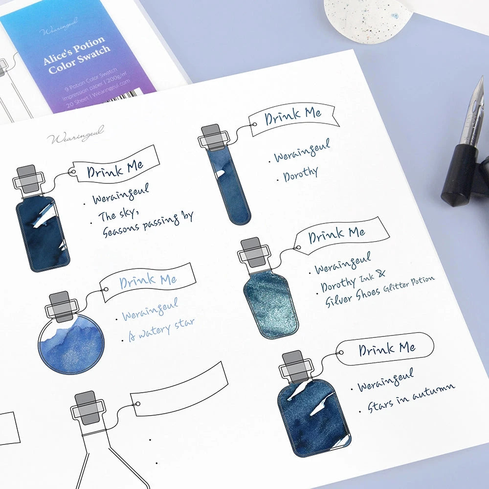 Wearingeul - Alice's Potion Color Swatch Card Surfaces Wearingeul 