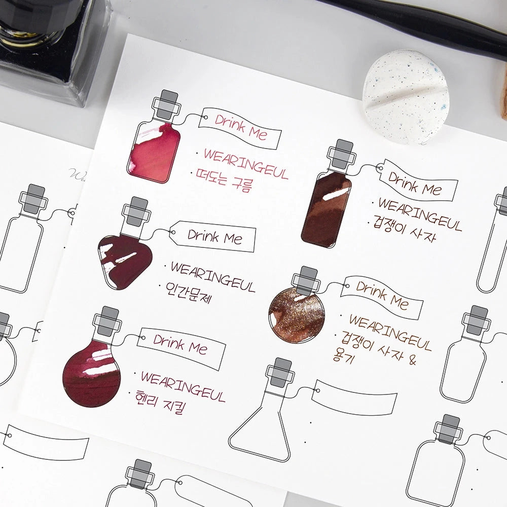 Wearingeul - Alice's Potion Color Swatch Card Surfaces Wearingeul 
