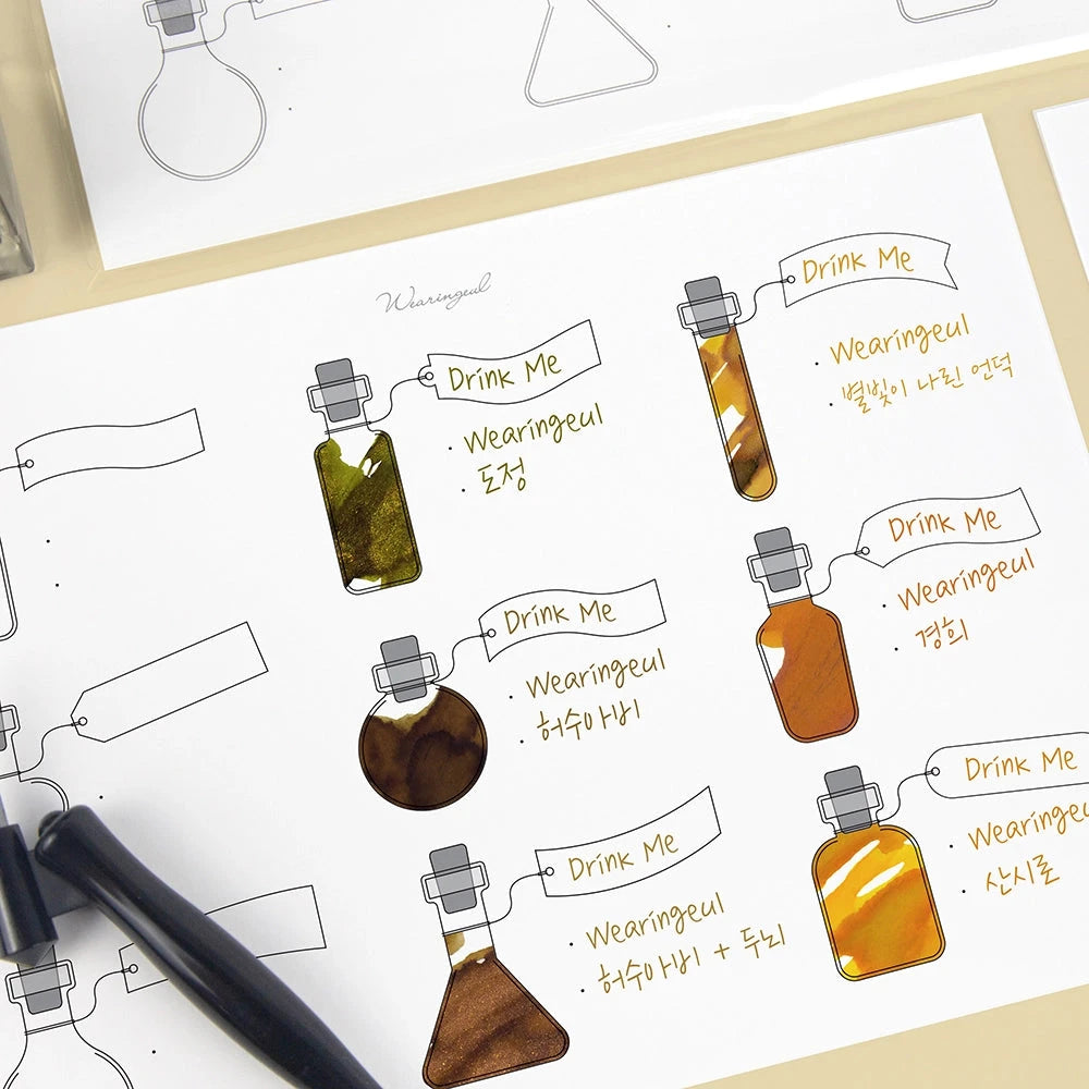Wearingeul - Alice's Potion Color Swatch Card Surfaces Wearingeul 