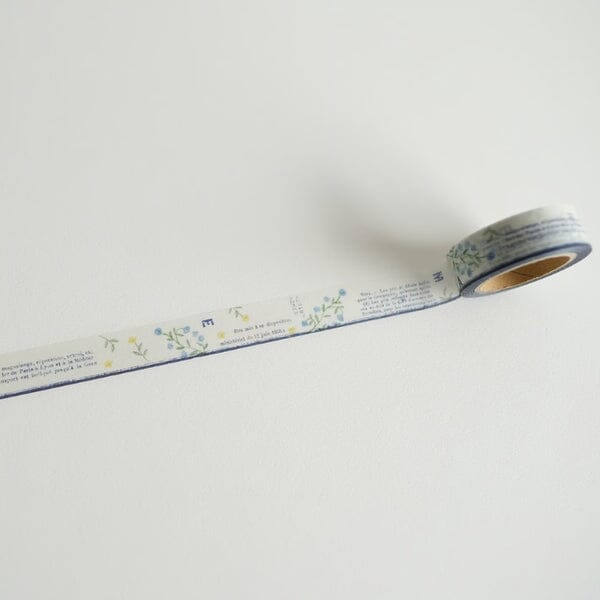 Yohaku Washi Tape - Botanical Field Book Washi Tape Bande 